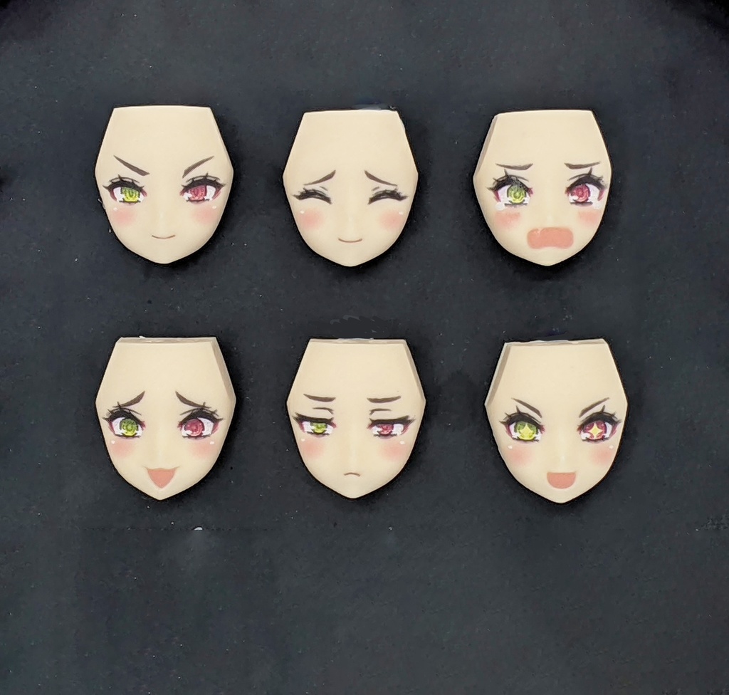 Vol.4 UVプリント6種 皇巫 スサノヲ レガリア フェイスパーツ