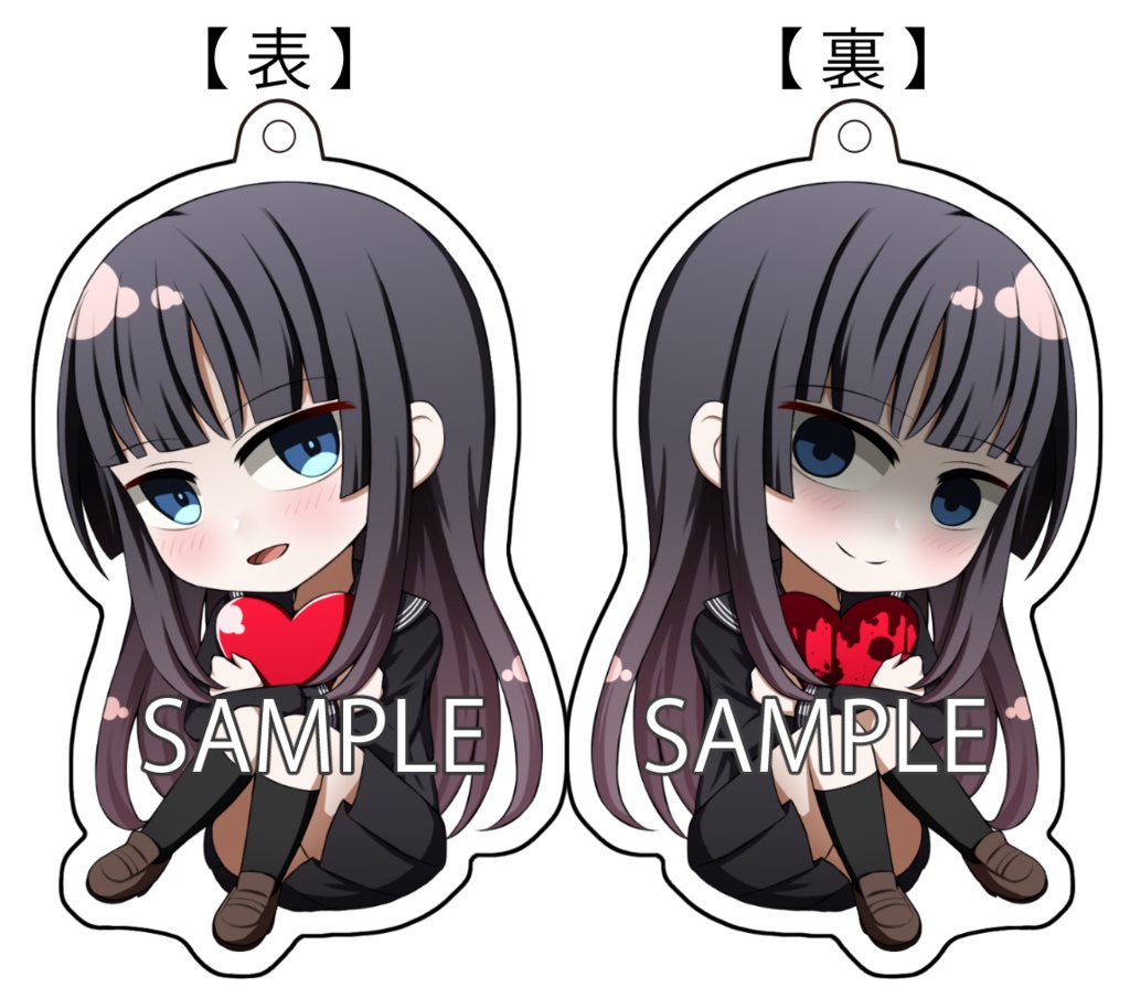【受付終了】クロサキちゃん　両面アクリルキーホルダー