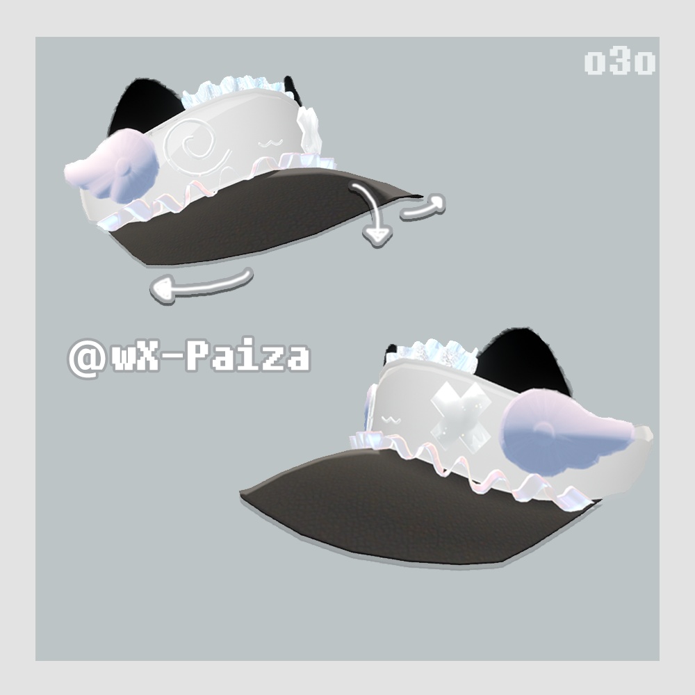 @wX サンーパイザー【 3 Avatars対応 】