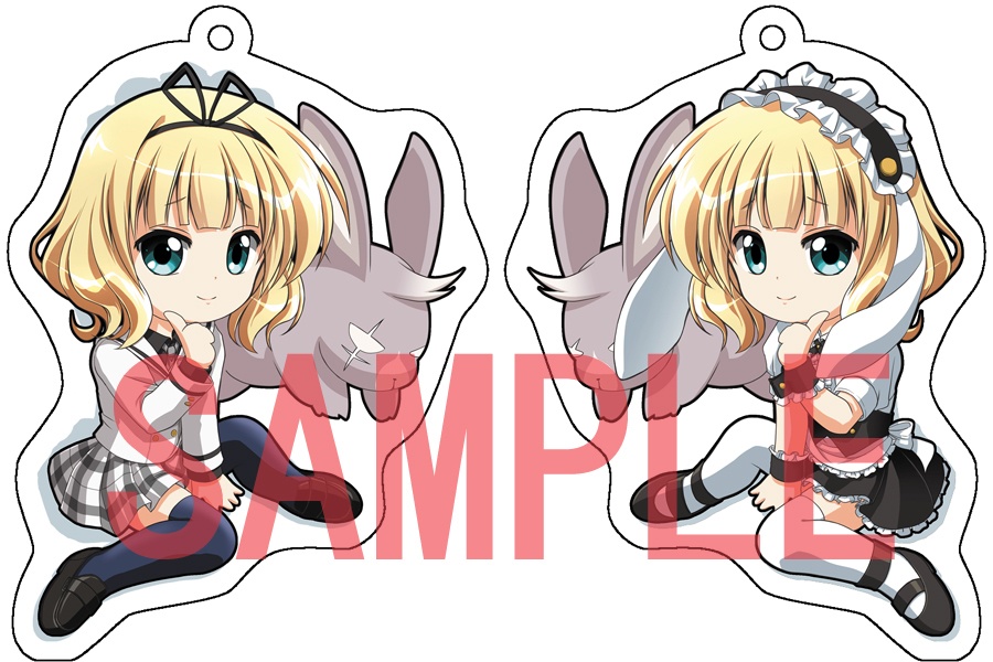 『ご注文はうさぎですか?』アクリルキーホルダー(チノ・ココア・リゼ・シャロ・千夜)