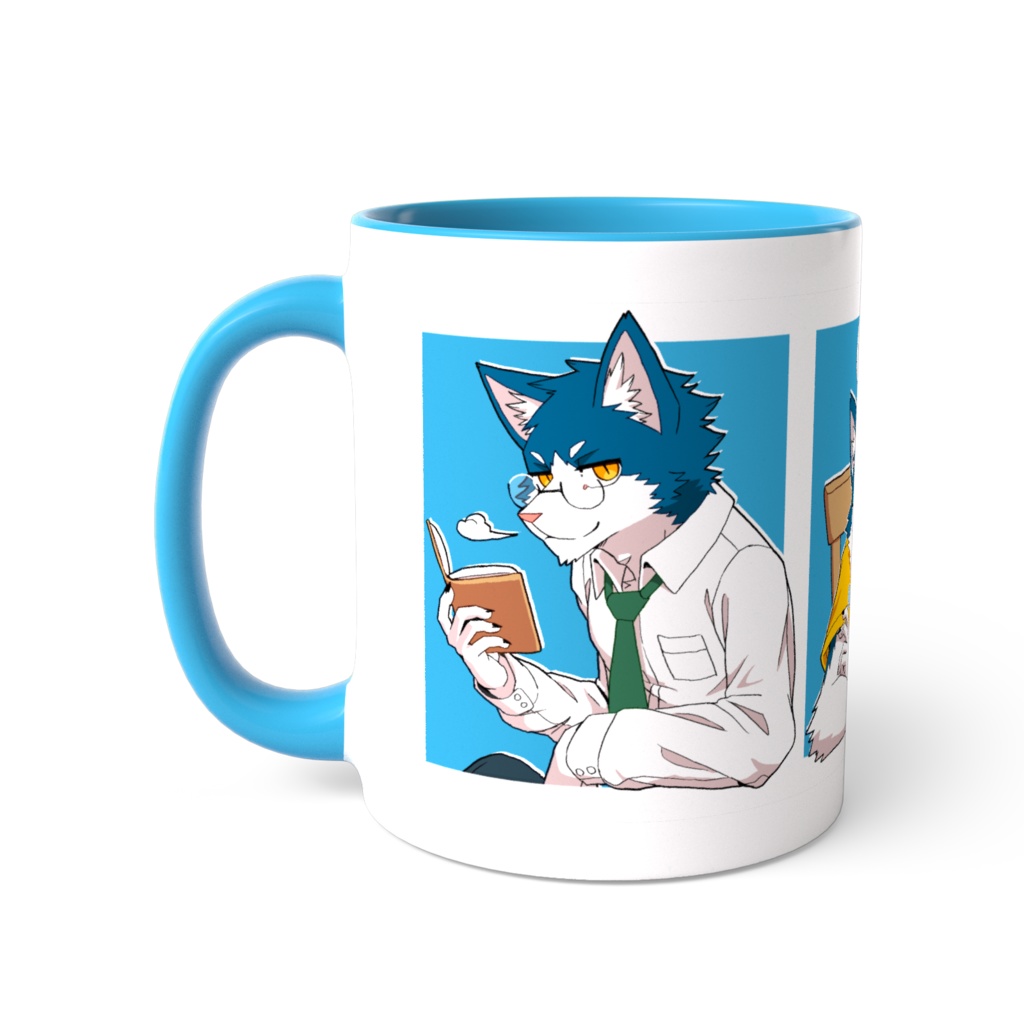 【ツートンカラーマグカップ】ハチワレさん家族【pixivFACTORY製】