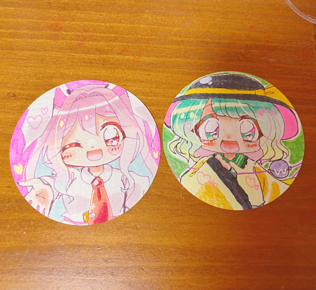 小さい原画 東方Project 手描きイラスト