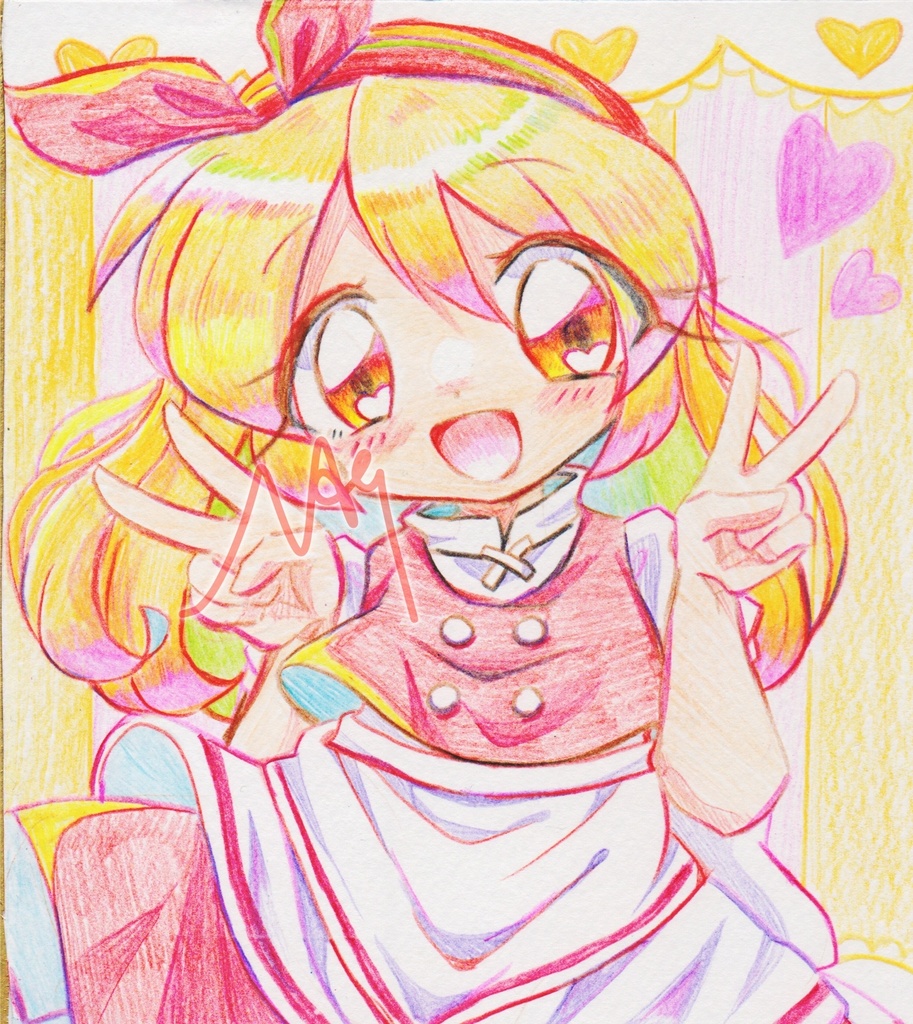 エレン 東方旧作 色鉛筆イラスト