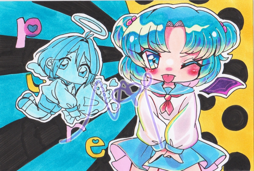 原画「君は僕だけの小悪魔」