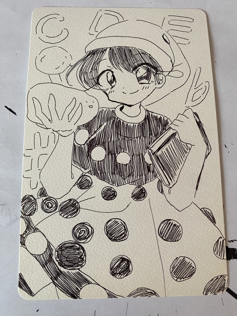 ボールペン画 ドレミー・スイート