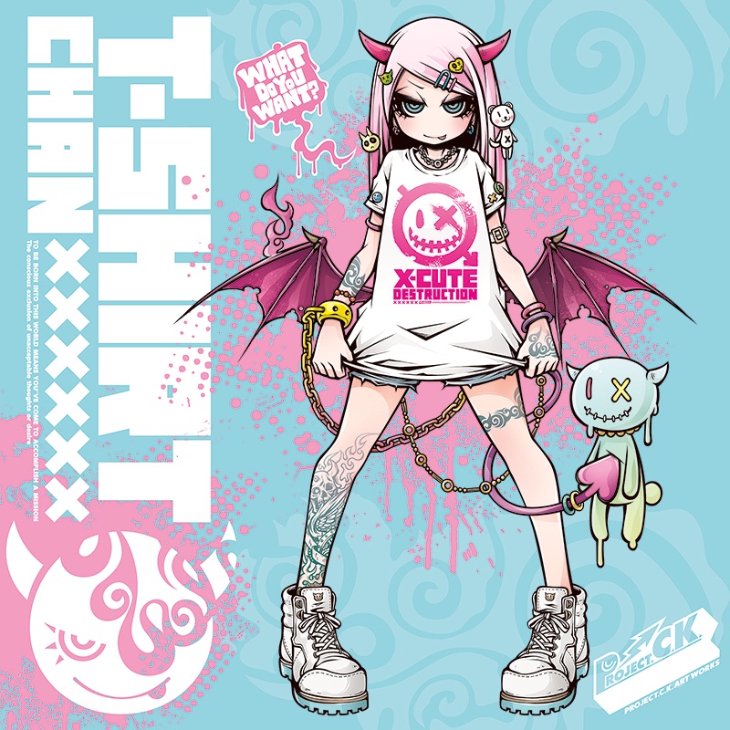 ガレージキット『Tシャツちゃん』