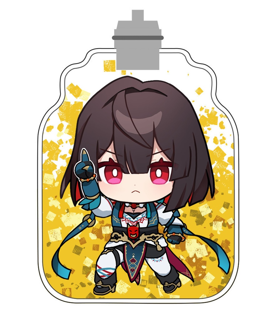 LEDグリッターオイルアクキー