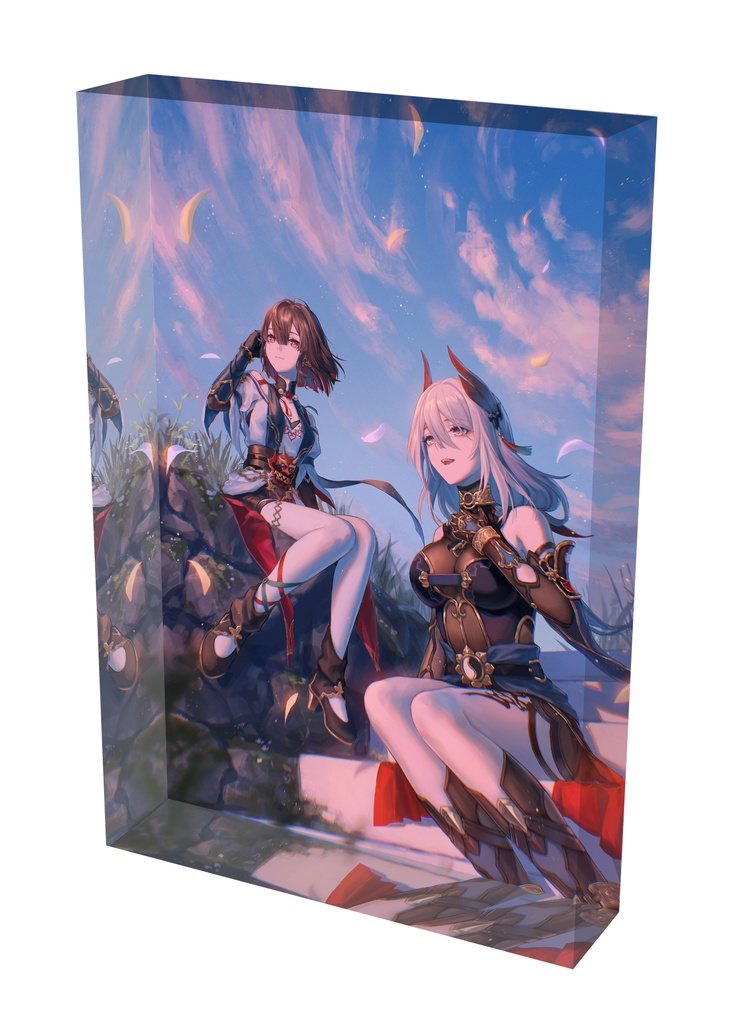 【夕日姉妹】アクリルブロック