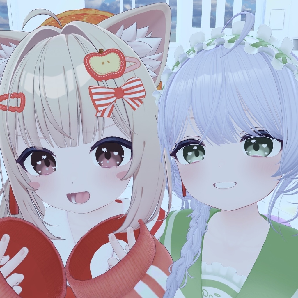 シフォン Chiffon Heart Eye Textures 【16+8 colors】