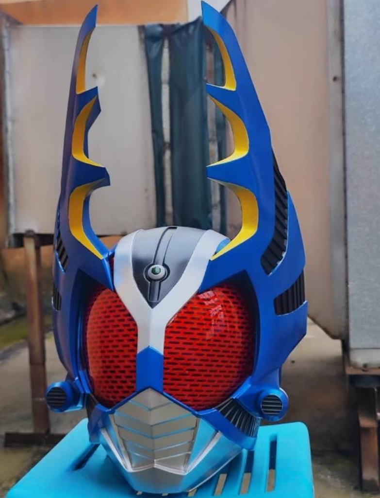 【美品 未使用】マスク アトラク コスプレ 仮面ライダー 1/1プロップ