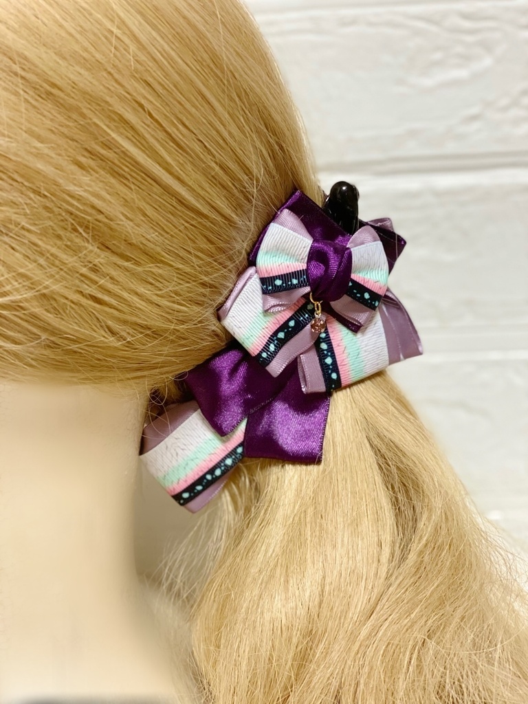 鬼滅の刃風⭐︎胡蝶しのぶイメージバナナクリップ