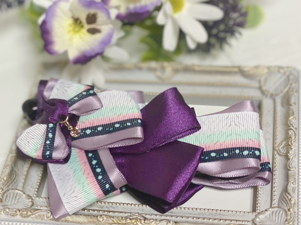 鬼滅の刃風⭐︎胡蝶しのぶイメージバナナクリップ