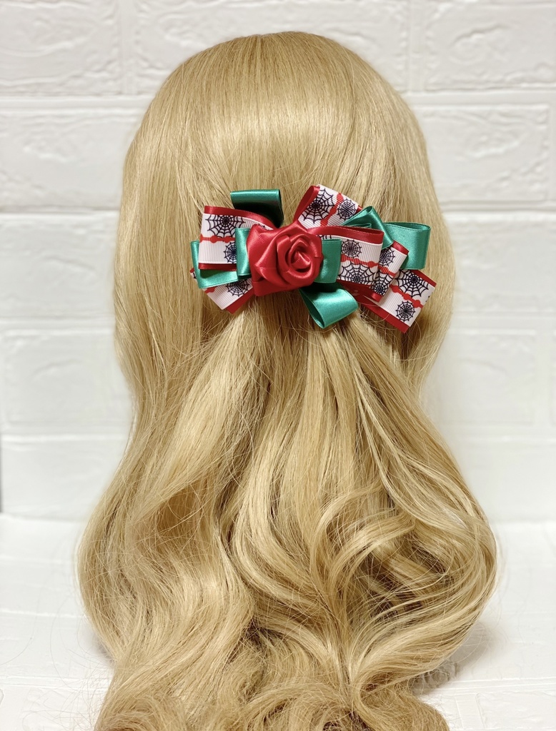 鬼滅の刃風⭐︎下弦の伍 累イメージバレッタ