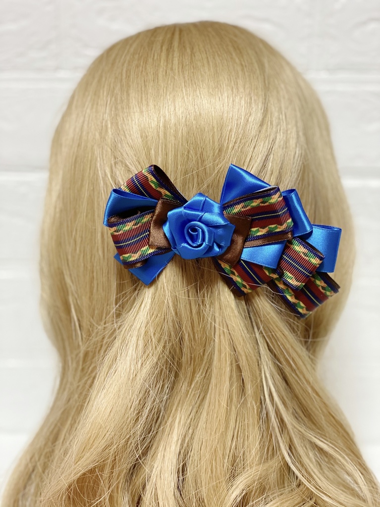 鬼滅の刃風⭐︎冨岡義勇イメージバレッタ