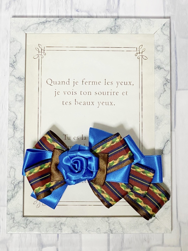 鬼滅の刃風⭐︎冨岡義勇イメージバレッタ