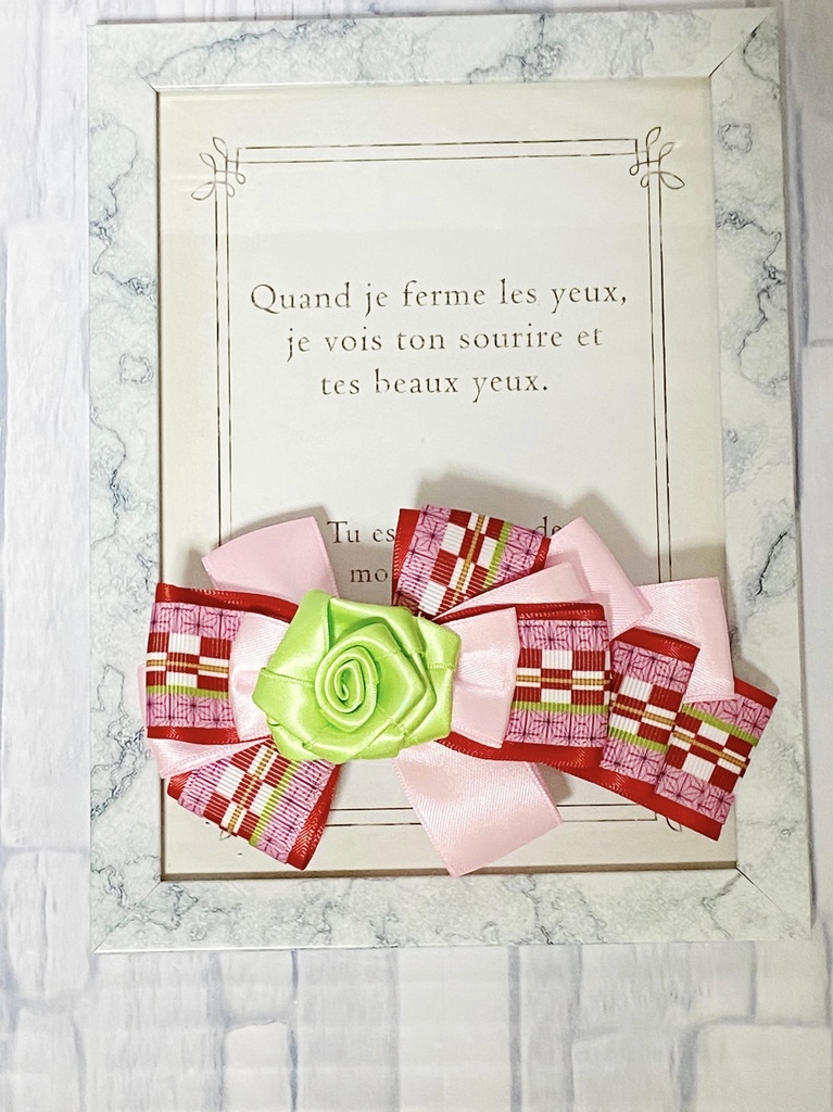 鬼滅の刃風⭐︎禰󠄀豆子イメージバレッタ