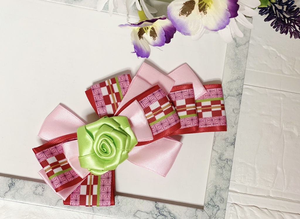 鬼滅の刃風⭐︎禰󠄀豆子イメージバレッタ