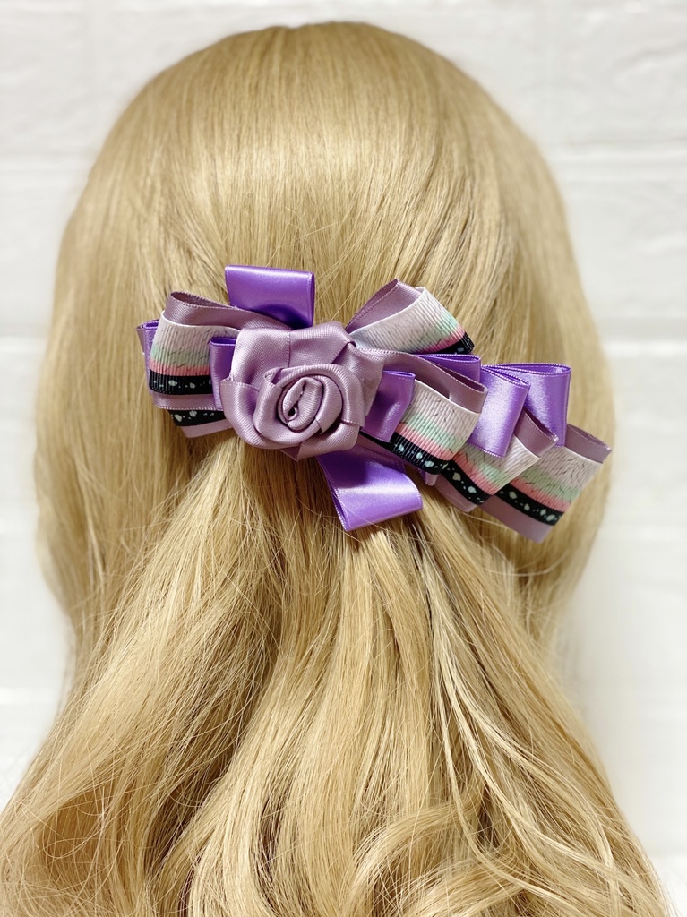 鬼滅の刃風⭐︎胡蝶しのぶイメージバレッタ