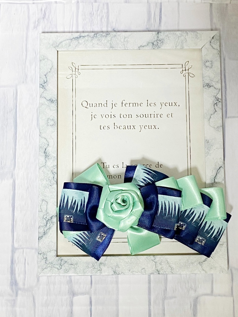 鬼滅の刃風⭐︎時透無一郎イメージバレッタ