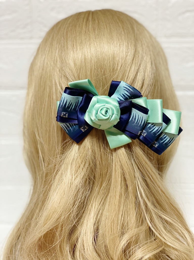 鬼滅の刃風⭐︎時透無一郎イメージバレッタ