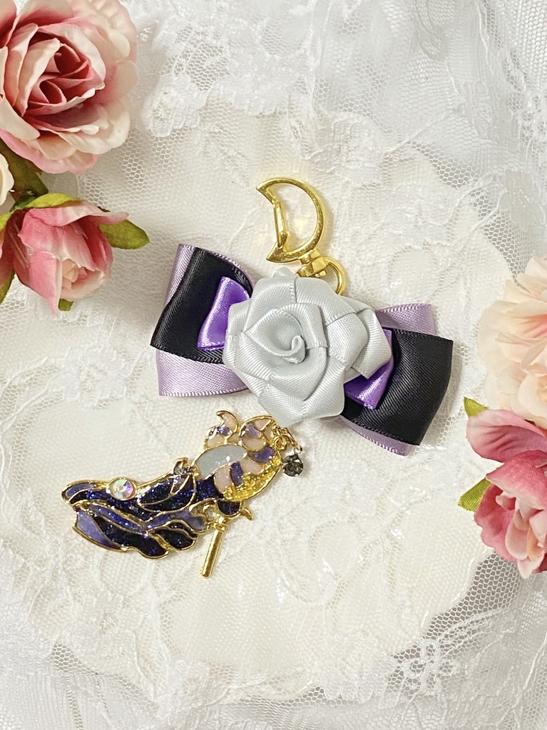 プリンセスモチーフハイヒールキーホルダー