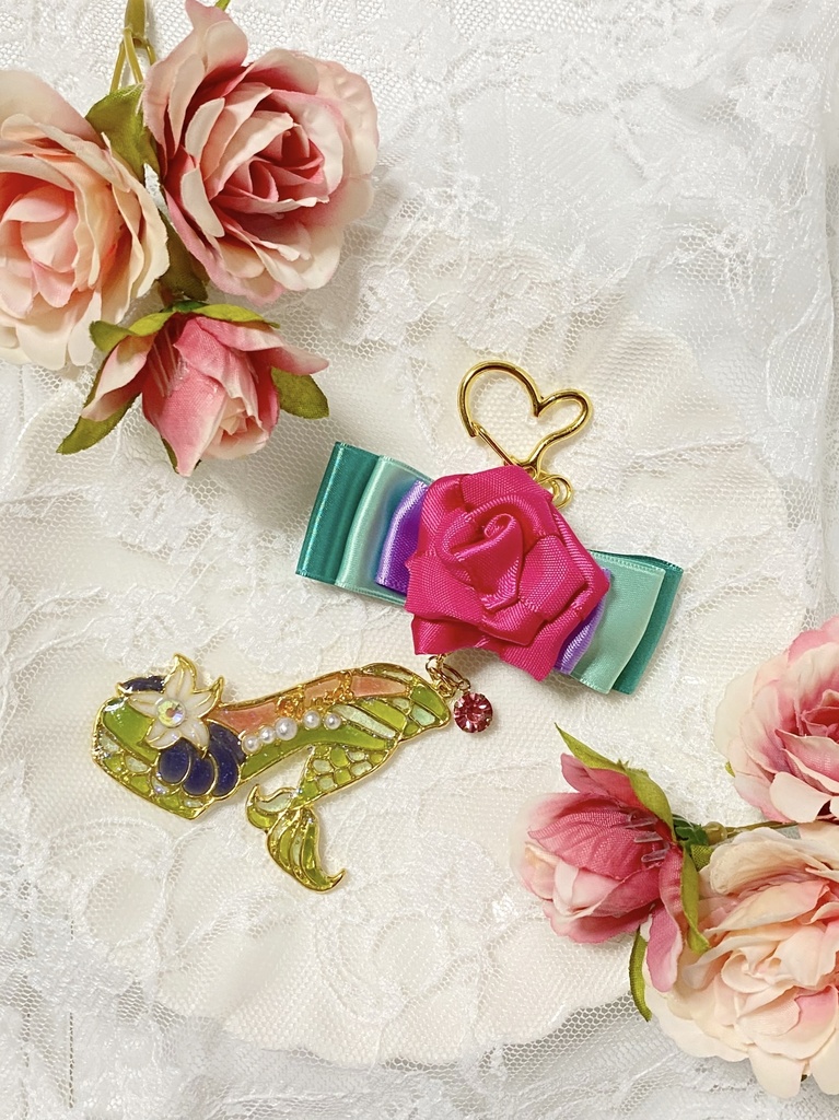 プリンセスモチーフハイヒールキーホルダー