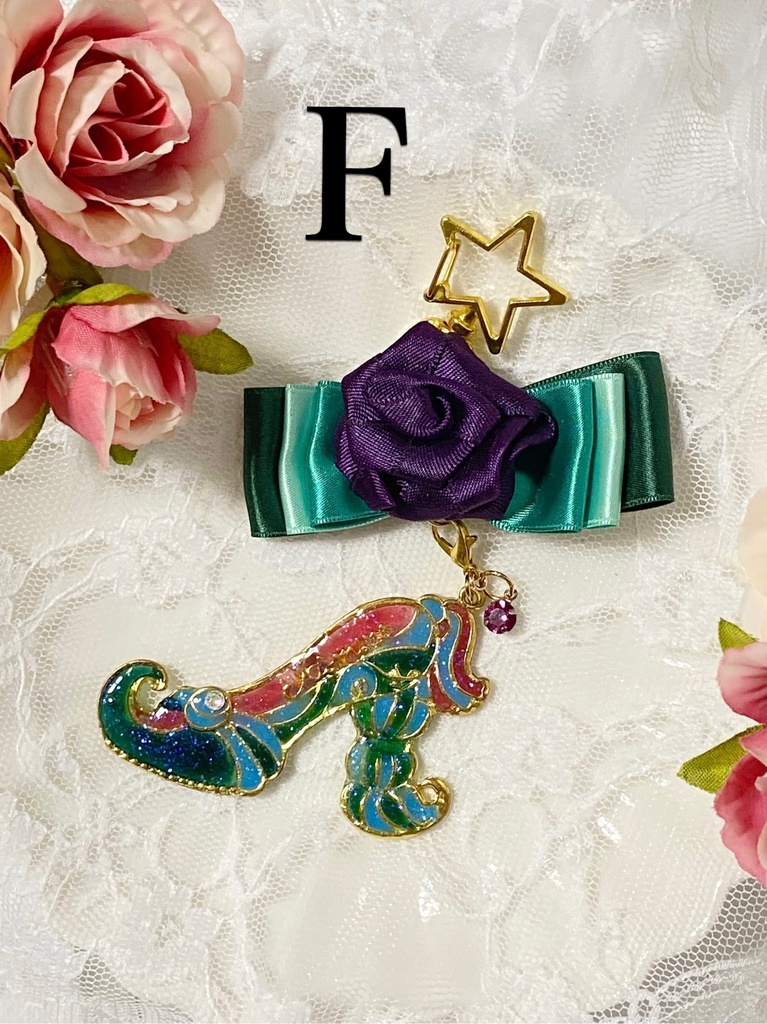 プリンセスモチーフハイヒールキーホルダー