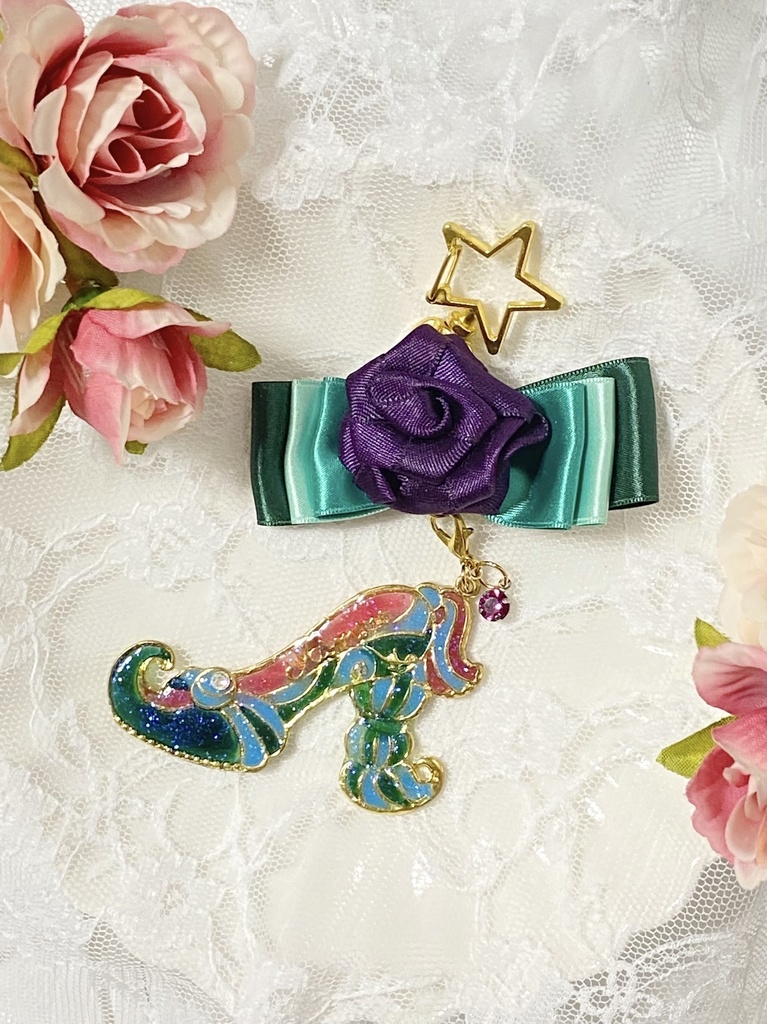 プリンセスモチーフハイヒールキーホルダー