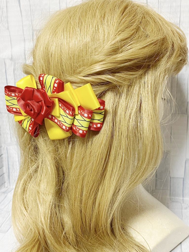 鬼滅の刃風⭐︎栗花落カナヲイメージバレッタ