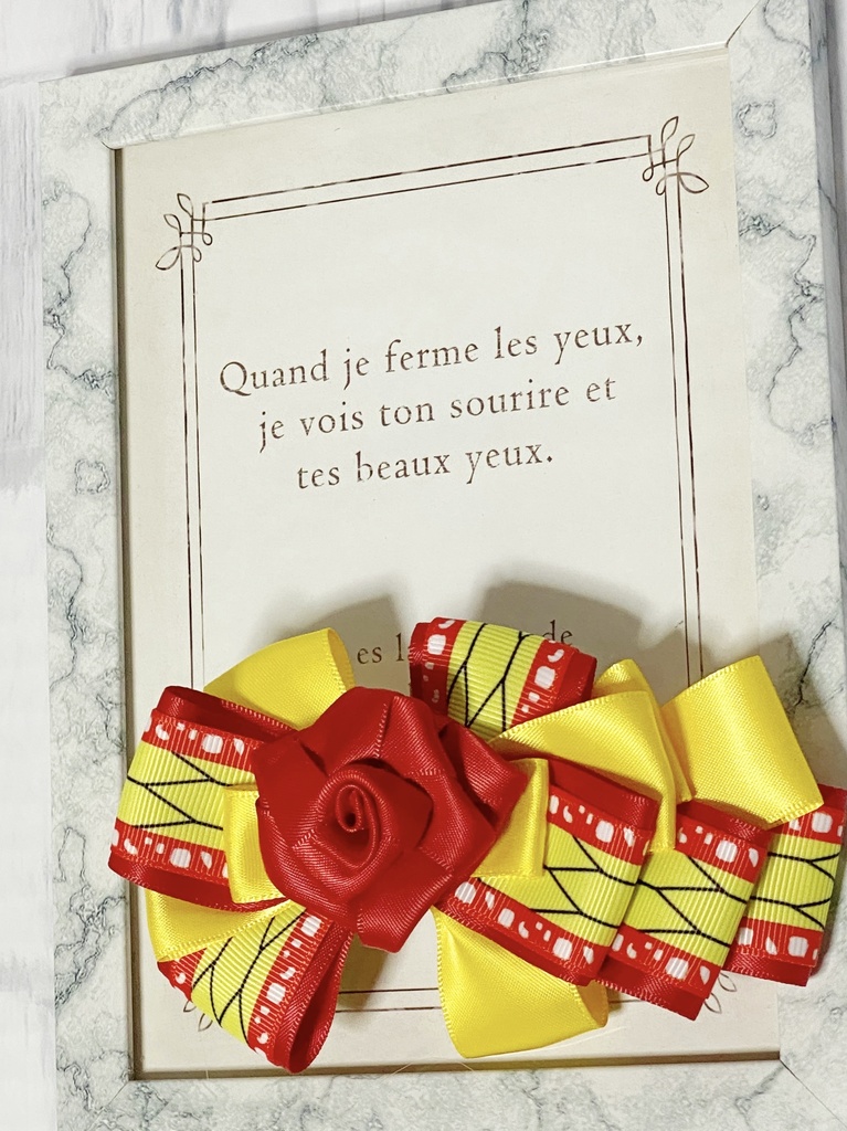 鬼滅の刃風⭐︎栗花落カナヲイメージバレッタ