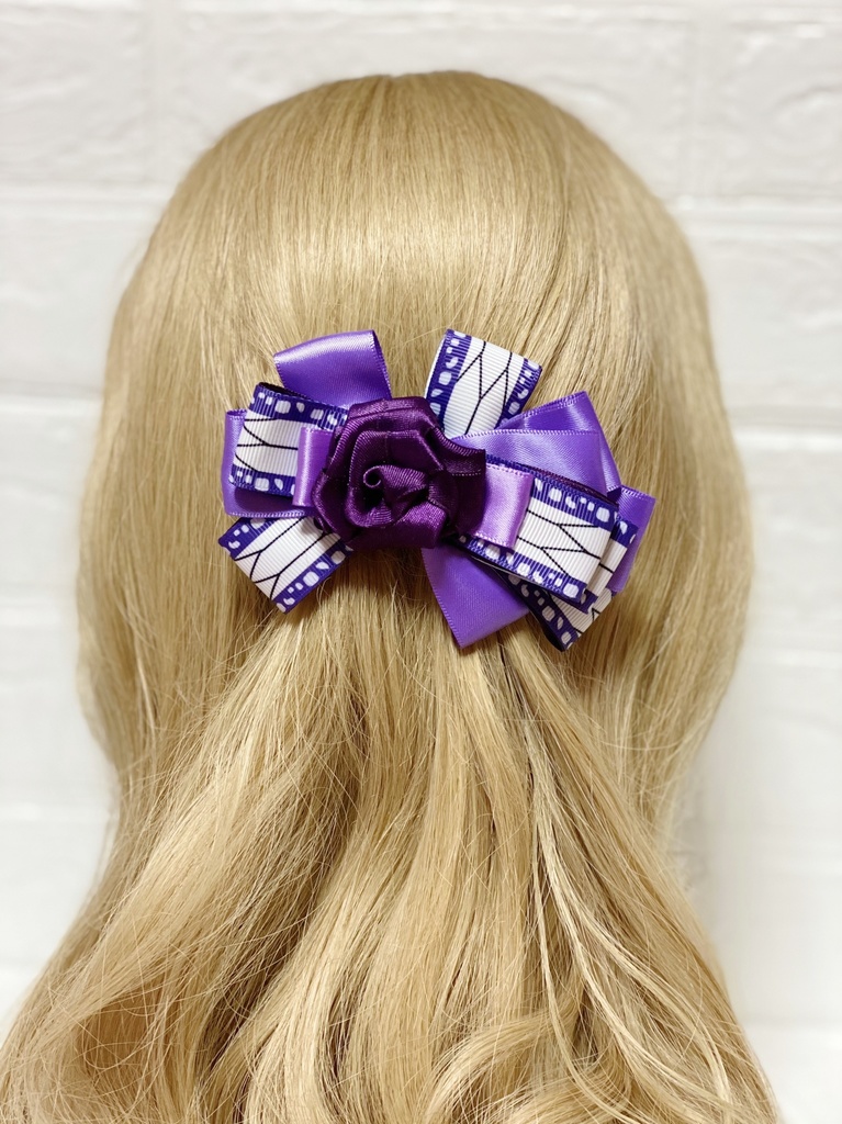 鬼滅の刃風⭐︎胡蝶しのぶイメージバレッタ