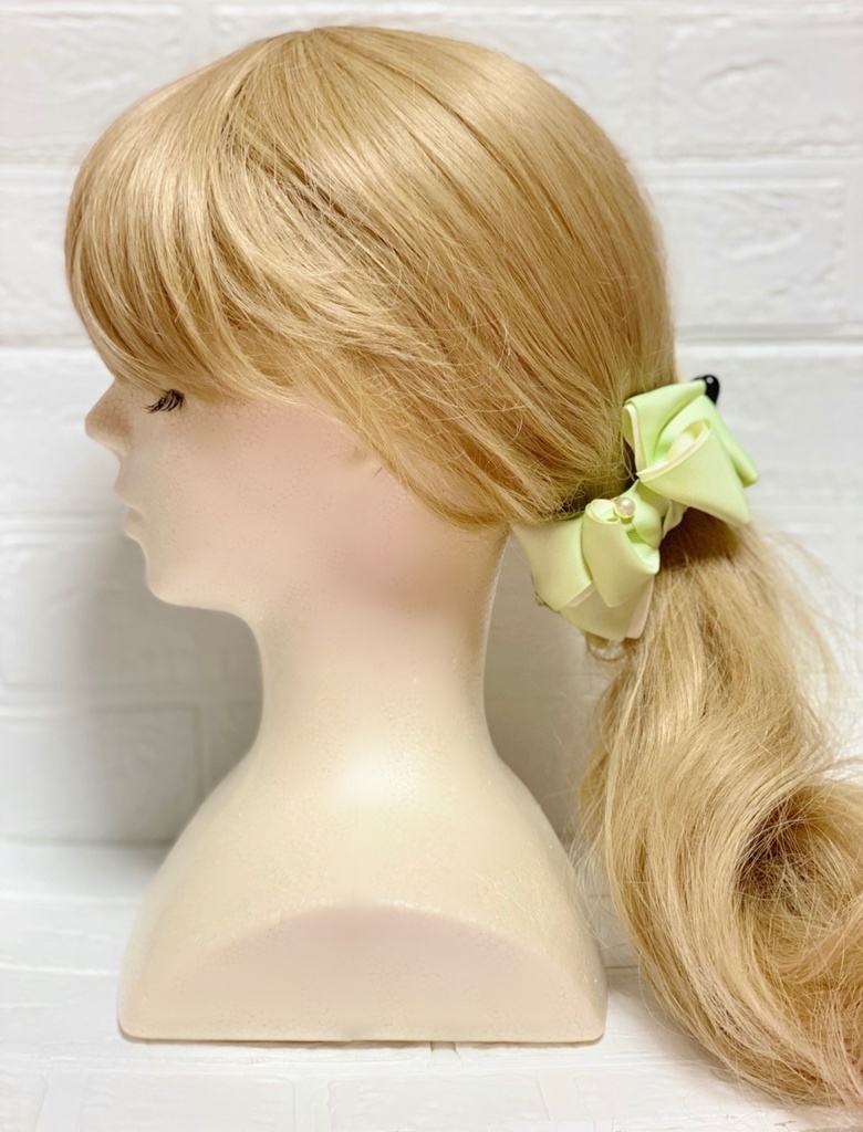 バイカラーリボンバナナクリップ