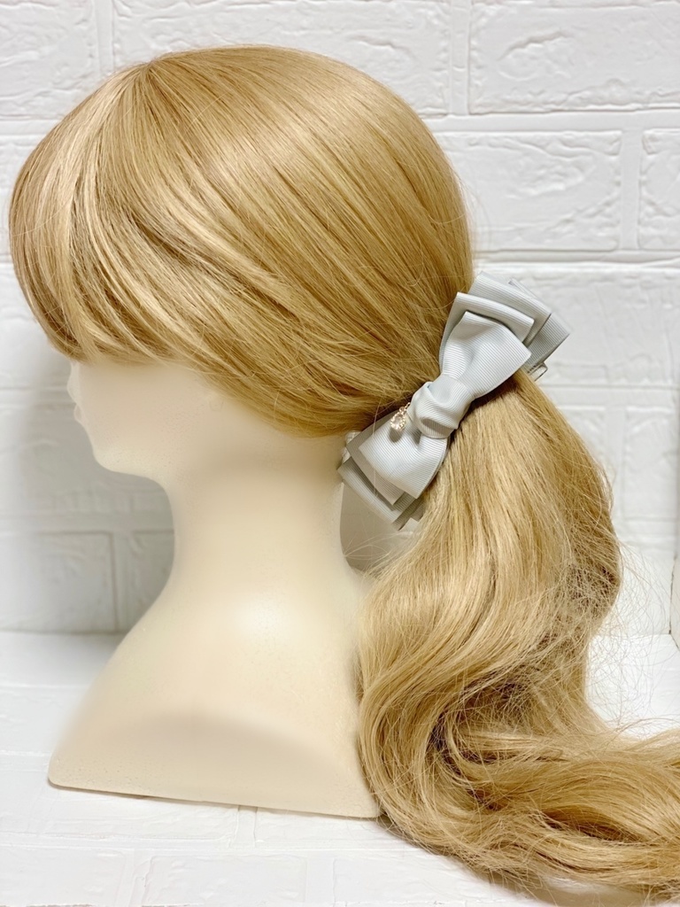 シンプルリボンバナナクリップ