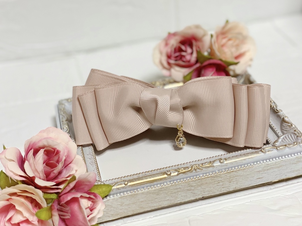 シンプルリボンバナナクリップ