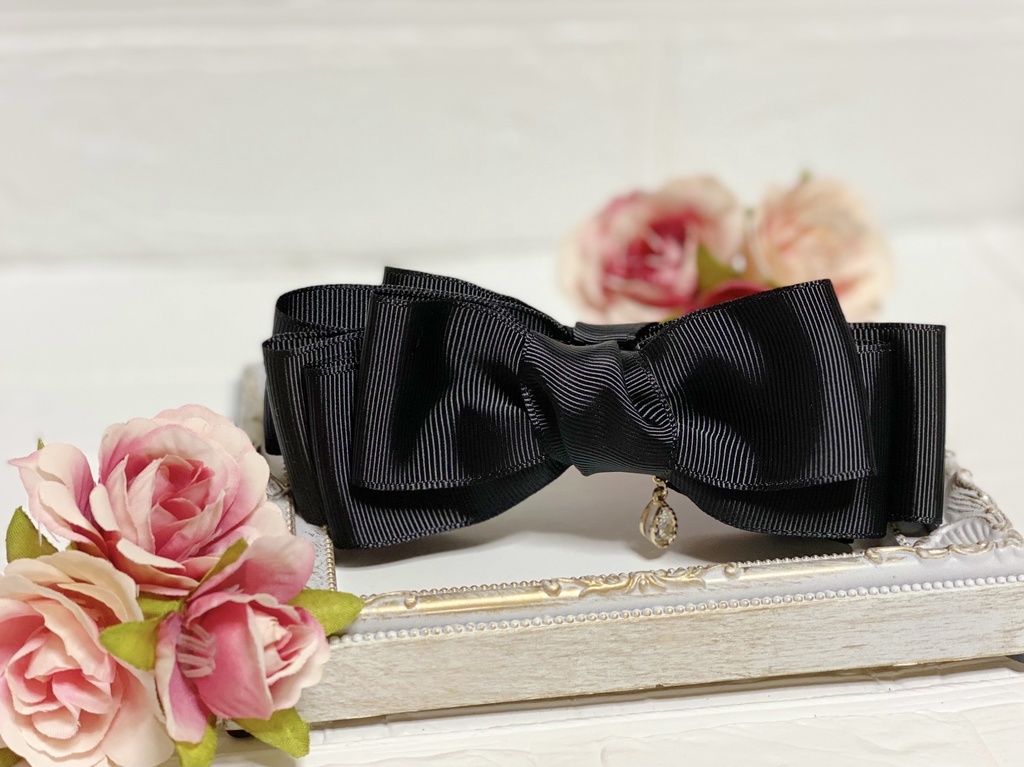 シンプルリボンバナナクリップ