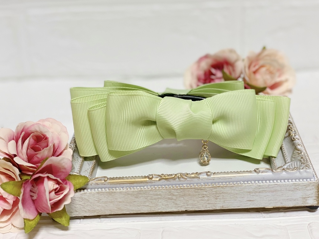 シンプルリボンバナナクリップ