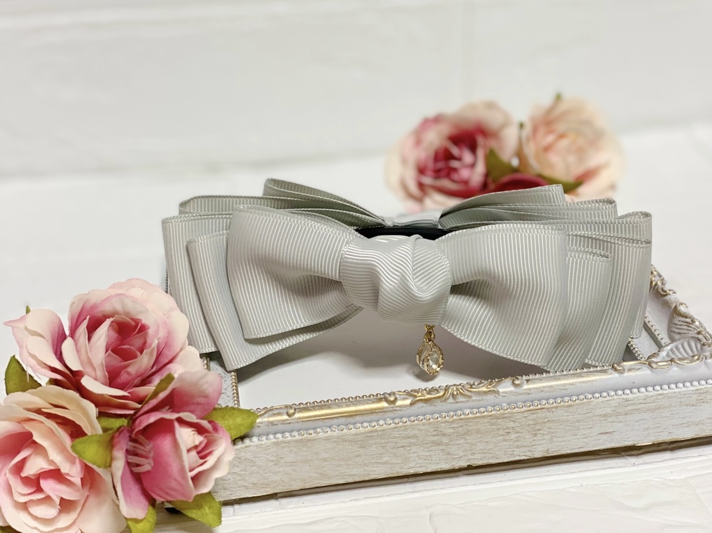 シンプルリボンバナナクリップ