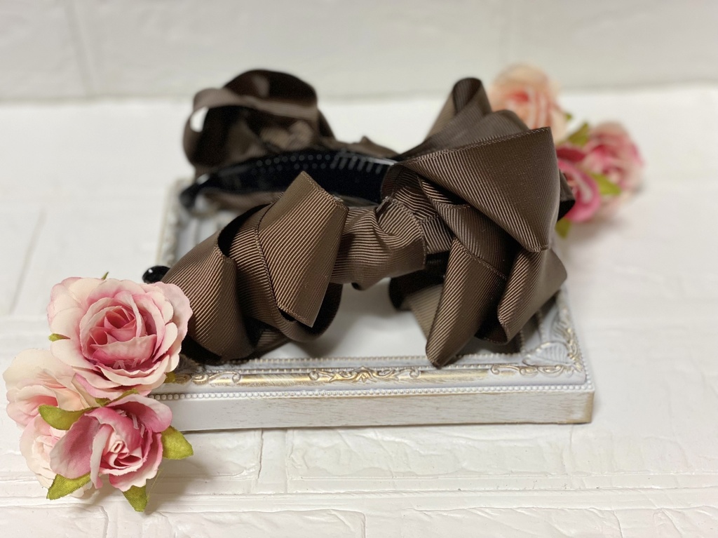 BIGサイズリボンバナナクリップ