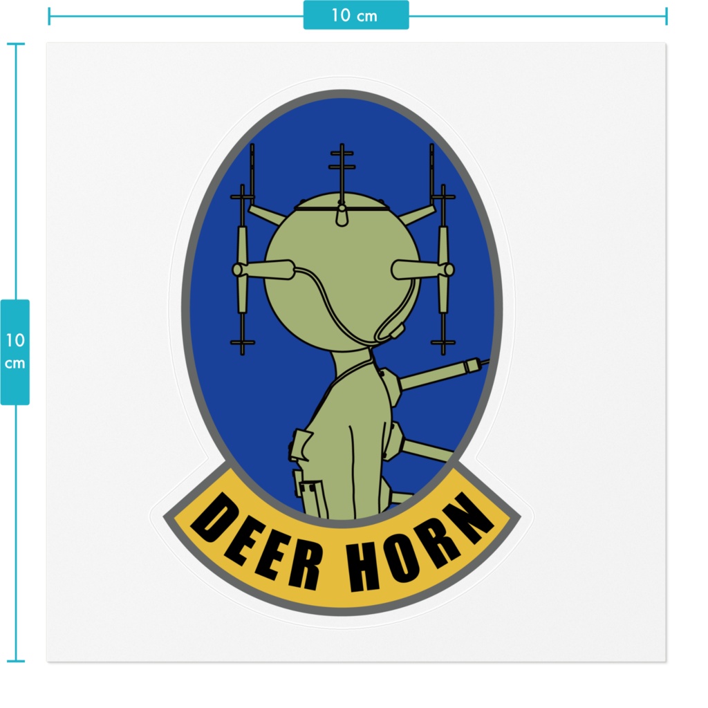 DEER HORN ステッカー