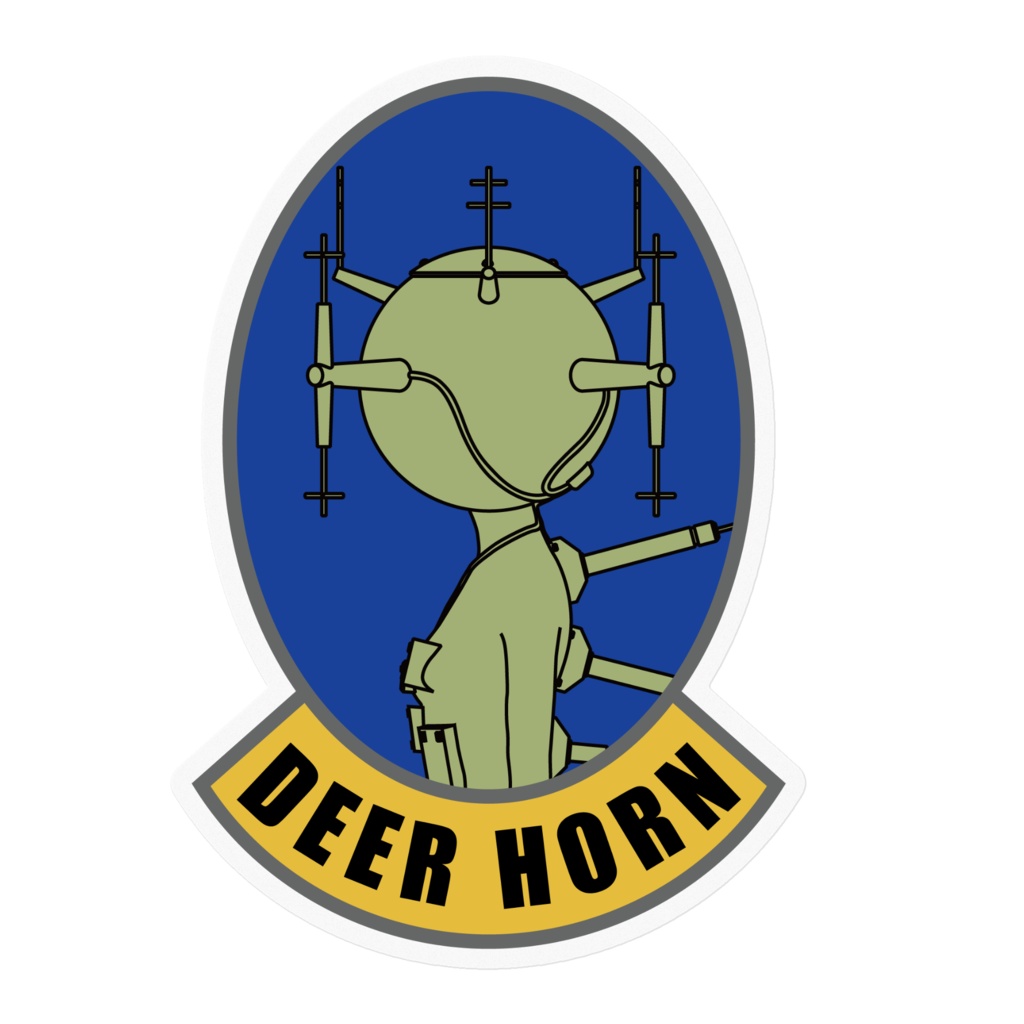 DEER HORN ステッカー