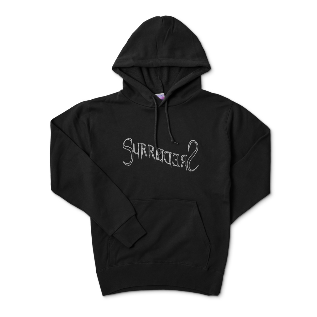 SURRENDERS BLACK HOODIE - big logo