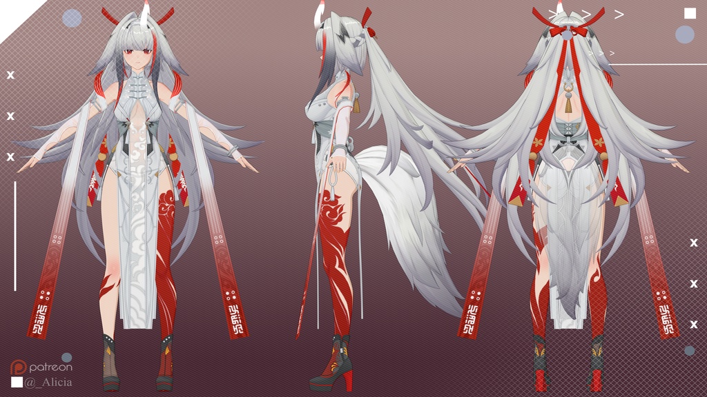 3Dモデル「Ye Shunguang」Ver1.01+「Ye Shunguang-Skin」Ver1.0
