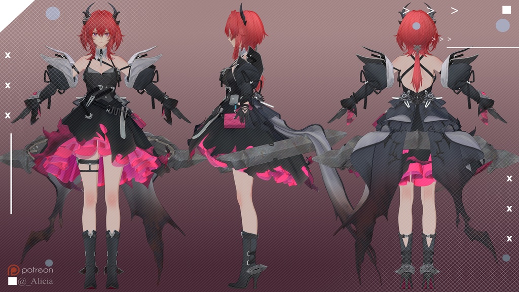 3Dモデル「Laevatain」Ver1.01