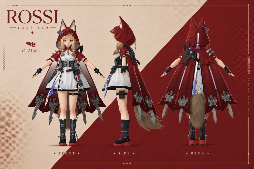 3Dモデル「Rossi」Ver1.0