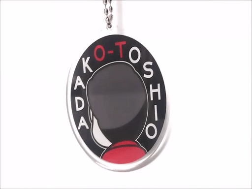 【非公式】岡田斗司夫アクリルキーホルダー《両面》