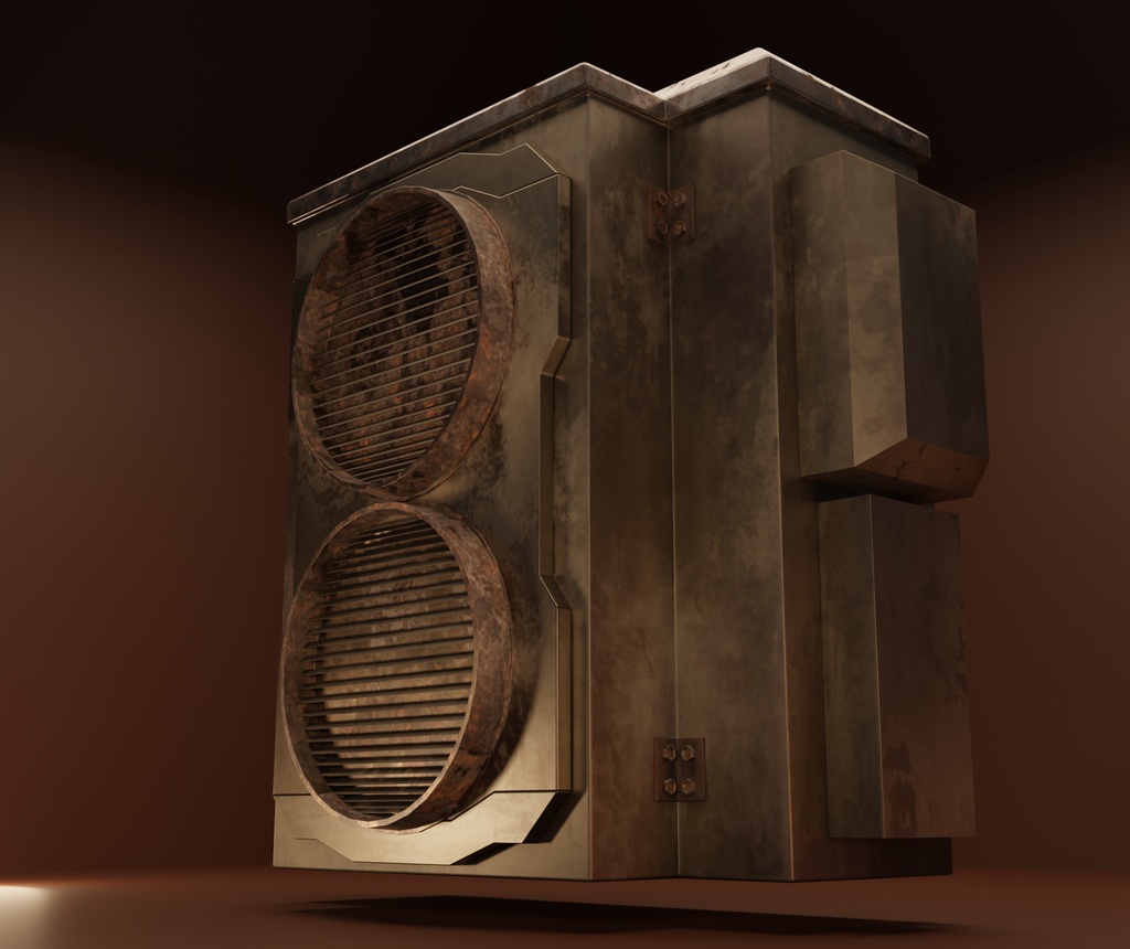 【Free】室外機 Ver5【3Dモデル】