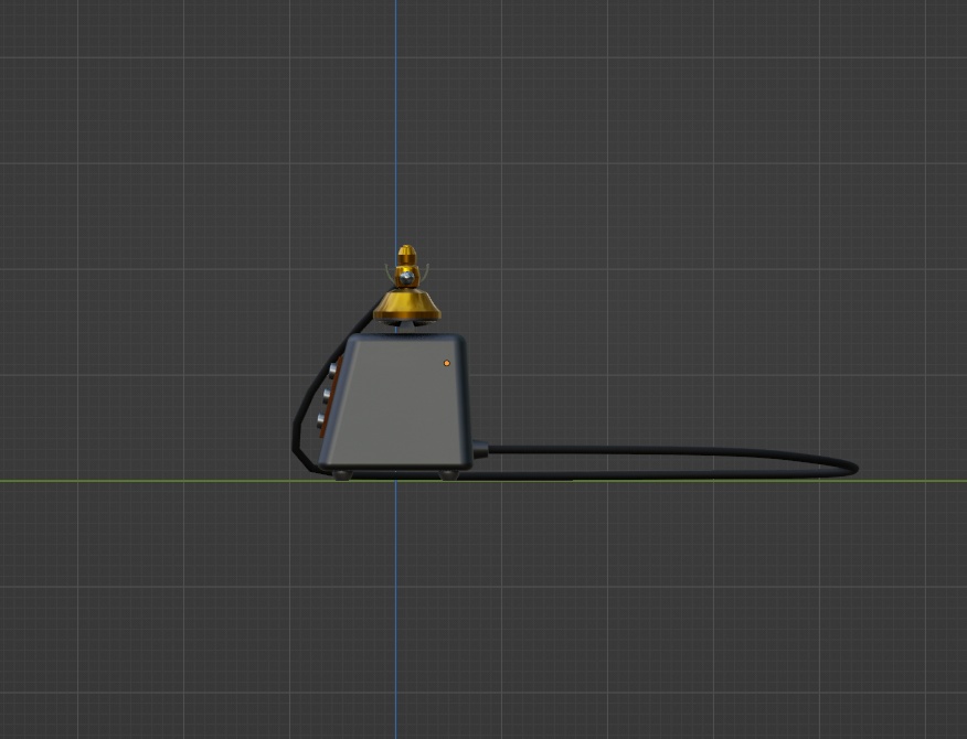 【3Dモデル】黒電話【3D素材】