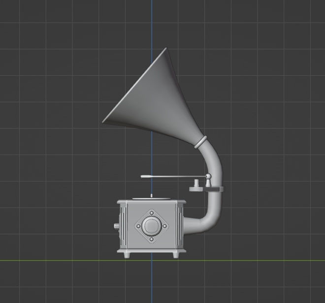 【3Dモデル】蓄音機【インテリア】
