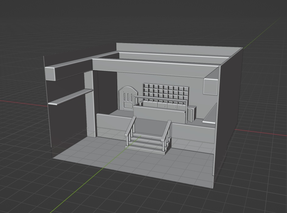 【3Dモデル】バー内装セット【3D素材】