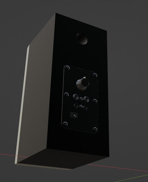 【Free】音響セット【3Dモデル】